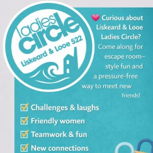 Poster for a new members night for Liskeard & Looe Ladies Circle