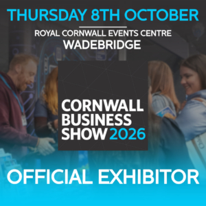 official exhibitor poster for Cornwall Business Show 2026